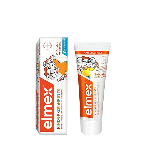 Зубная паста Colgate Elmex Kids от 2 до 6 лет, 50 мл - изображение 1